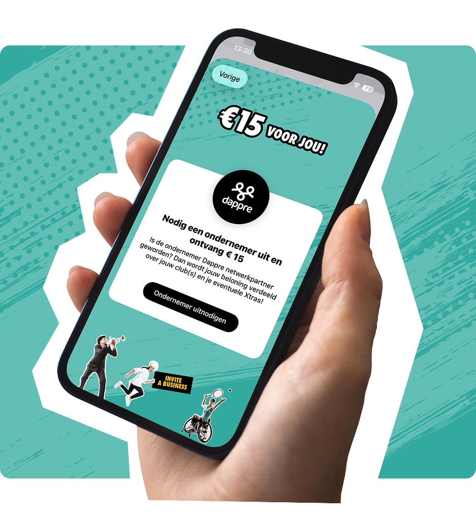 Betrek sponsoren en favoriete ondernemers